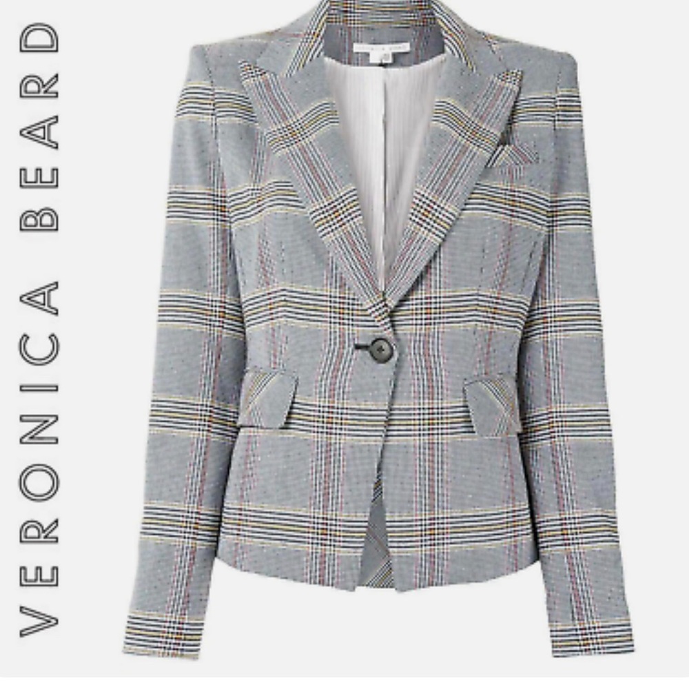 Veronica beard peplum dickey jacket sz 22 nwt